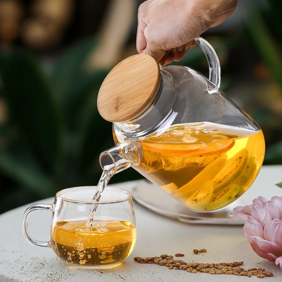 TETERA DE VIDRIO DE BOROSILICATO RESISTENTE A ALTAS TEMPERATURAS