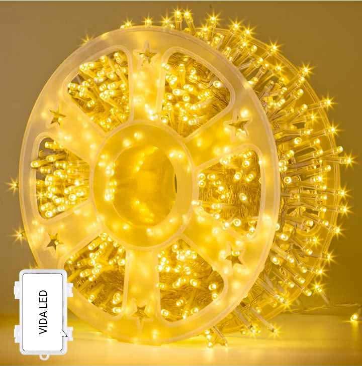 LUCES SOLARES DE 45 METROS COLOR BLANCO CÁLIDO