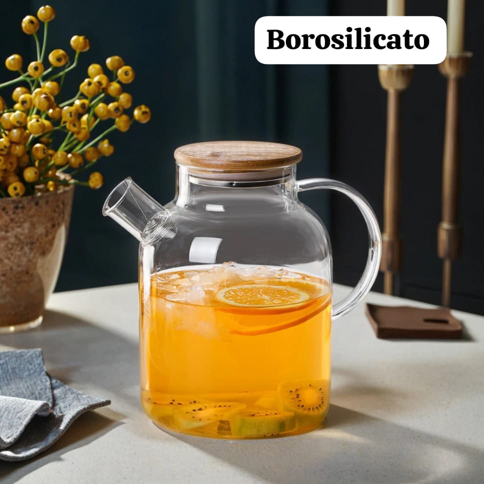 TETERA DE VIDRIO DE BOROSILICATO RESISTENTE A ALTAS TEMPERATURAS